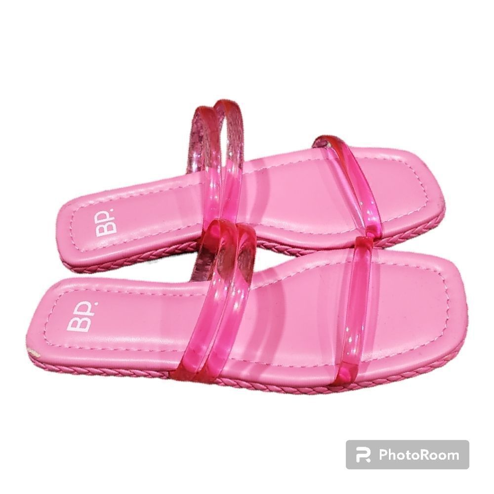 BP Viola Pink Braided Sandals Womens Size 5.5